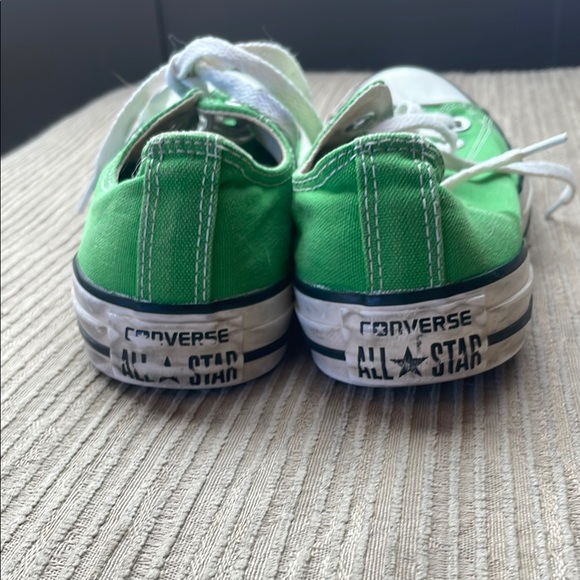 Green Converse Sneakers - Picture 4 of 5
